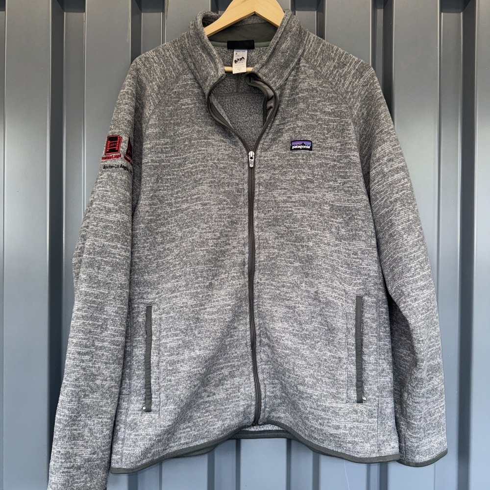Patagonia Men's Better Sweater Fleece Jacket Size XL Heather Gray